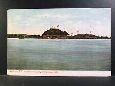 Postcard Syracuse NY - Yacht Club House from Onondaga Lake picture