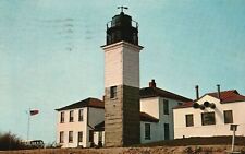 Vintage Postcard 1970's 3rd Oldest White House Beaver Tail Light Rhode Island RI picture
