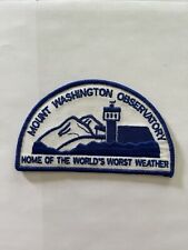 boy scout patch Mount Washington Observatory “home Of The Worlds Worst Weather” picture