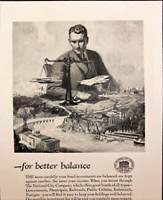 1927 National City Co. Bond Investments Original Vintage Print Ad Baltimore picture