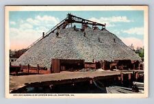 Hampton VA-Virginia, Two Hundred Thousand Oyster Shells, Vintage Postcard picture
