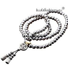 108 Buddha Beads Bracelet Buddhist Prayer Beads Mala Stainless Steel Fashion  picture