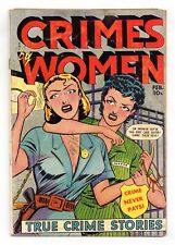 Crimes by Women #11 GD 2.0 1950 picture