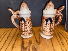 Vintage Denver Colorado Travel Porcelain Beer Stein Salt Pepper Shakers picture
