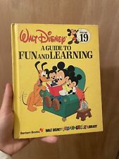 1983 Walt Disney A Guide to fun and learning book picture