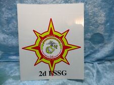 USMC 2d Force Service Support Group Military Stickers picture