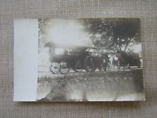 RPPC- Huge Steam Tractor parked In The Shade picture