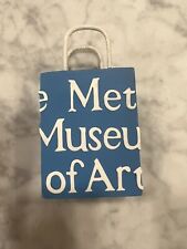 MOMA NY Metropolitan Museum Of Art Blue White Gift Bag Figurine Desk Shelf Deco picture
