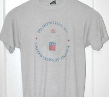 Vtg WASHINGTON DC UNITED STATES OF AMERICA T Shirt U.S SEAL LOGO Rare Tee USA picture