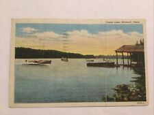 Vtg Postcard Linen Caddo Lake, Marshall, Texas 1941 B7 picture