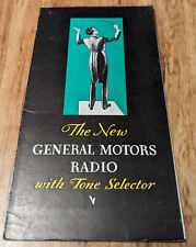 1930s General Motors Radio Pamphlet - Original Advertising picture