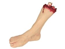 Severed Foot Prop Halloween Haunted House Bone Body Parts Feet Blood Skeleton picture
