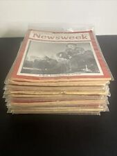 Newsweek Magazines Lot Of 19 From 1947 Vintage Stalin Churchill Eisenhower ++ picture