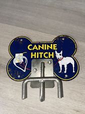 VINTAGE DOG ADVERTISING SIGN CANINE HITCH'S BULL TERRIER SPUDS MCKENZIE #2 picture