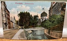 Antique Jewish Postcard Extremely Rare Pforzheim Synagogue Kristallnacht 1912 picture