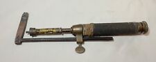 rare antique Governor J S & S brass copper soldering iron tool blow torch picture