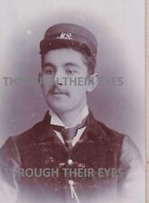 Original CDV photo Midland Railway worker  circa 1880 picture
