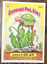 1986 Topps Garbage Pail Kids Card #105b GREEN DEAN Original 3rd Series GPK OS3 picture