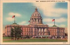 Vintage 1949 ST. PAUL Minnesota Postcard State Capitol Building / Curteich Linen picture