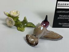 Hagen Renaker #24 3178 NOS Miniatures Hummingbird w Base From the Factory Stock picture