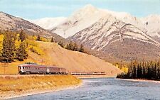 Canadian Pacific Train Railroad Rockies Scenic View Vtg Postcard D44 picture