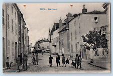 Toul Meurthe-et-Moselle France Postcard People Scene at Rue Chanzy c1910 picture
