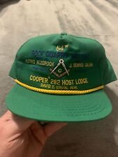 Cooper #282 Host Lodge 54th Rock Quarry Meeting Sept 16, 1994 Masonic Green Hat picture