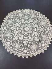 Vintage Point de Venise needle lace Banquet tablecloth 143x132cm picture