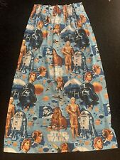 Vintage 1977 Star Wars 1 Panel Curtain Drape  Approx. 41 x 60 Inches Vader R2D2 picture