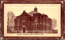 Postcard Public School in New London, Ohio picture