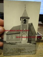 Old Real Photo Picture Postcard Chicago Junction Willard Ohio Pisgah EUB Church picture