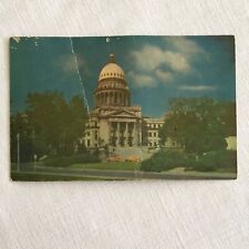 State Capital Building Boise Idaho 1960’s  Old Cars Postcard picture