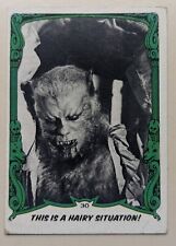1980 UNIVERSAL MONSTERS: YOU'LL DIE LAUGHING CARDS  #30 picture