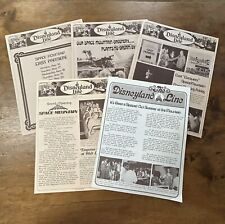 Vintage Disneyland Line 1977 Cast Member Space Mountain Grand Opening Lot Of 5 picture