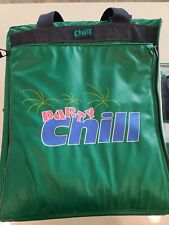 Vintage 1990s CHILL The Soft Cooler Party Chill Green Blue Plaid  picture