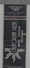Matchbook Cover - Pizza Place California Pizza Montreal, Quebec picture