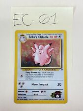 Erika's Clefable Gym Heroes 3/132 (Holo Rare, Unlimited, Light Play) (PTCG) picture