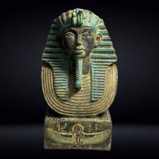 RARE ANCIENT EGYPTIAN ANTIQUITIES Statue Heavy Bust Of King Tutankhamun Egypt BC picture