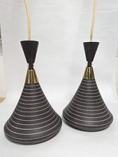 Pair Of Mid Century Modern Genie Light Fixtures picture