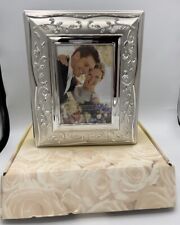 Lenox Opal Innocence Silver Plated Bookshelf Wedding Album  8x10 NIB picture