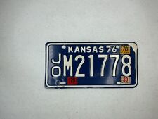 1976 Kansas License Plate Johnson County Tag# M21778 picture