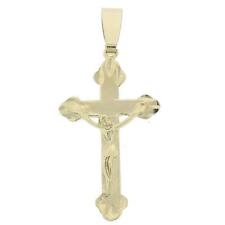 Beautiful Small crucifix with chain in Gold Over Silver picture