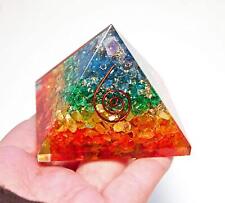 Orgone 7 Chakra Pyramid Large Size Strong Protection/Healing for Emf Protecti... picture