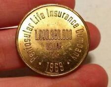 Vintage 1969 Peninsular Life Insurance Company Jacksonville FL Advertising Token picture