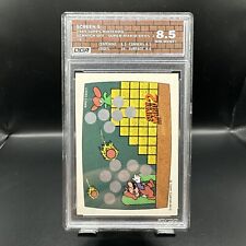 1989 TOPPS NINTENDO SCREEN 9 SCRATCH-OFF SUPER MARIO BROTHERS 2 #9 DGA 8.5 NM picture