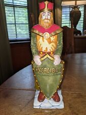 Vintage Excalibur Hotel Casino Knight with Shield Ceramic Vase Planter Retro  picture