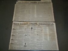 1833 THE DAILY CHRONICLE NEWSPAPER LOT OF 6 ISSUES - PHILADELPHIA - NP 1341 picture