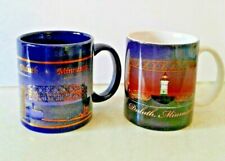 Duluth Minnesota Souvenir Coffee Cup Mug Mugs Tea Bridge Lighthouse Lot of 2 picture