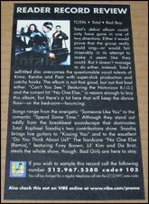 1996 Total VIBE Article Debut Album Review Magazine Clipping Bad Boy Records BIG picture