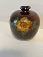 Louwelsa Weller Bud Vase 4” H Hand Painted Floral Vase picture